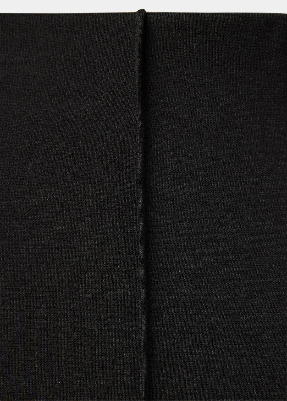 Straight seam leggings — Black
