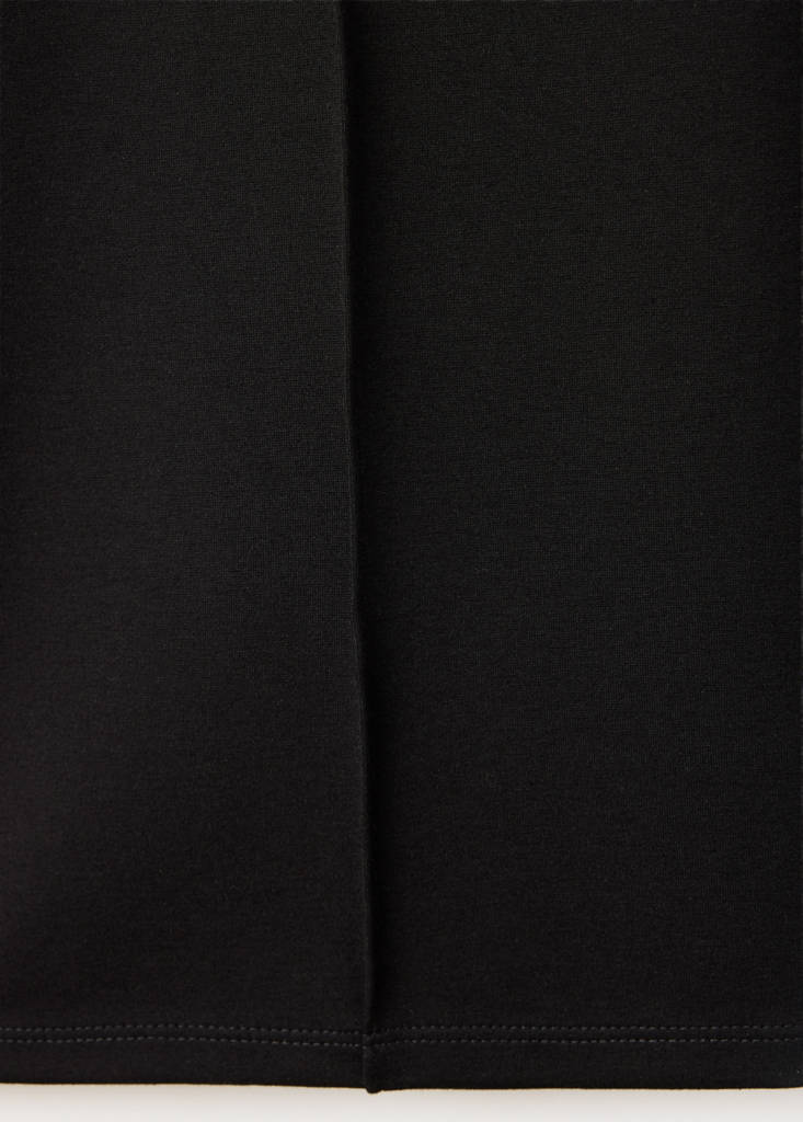 Straight seam leggings — Black