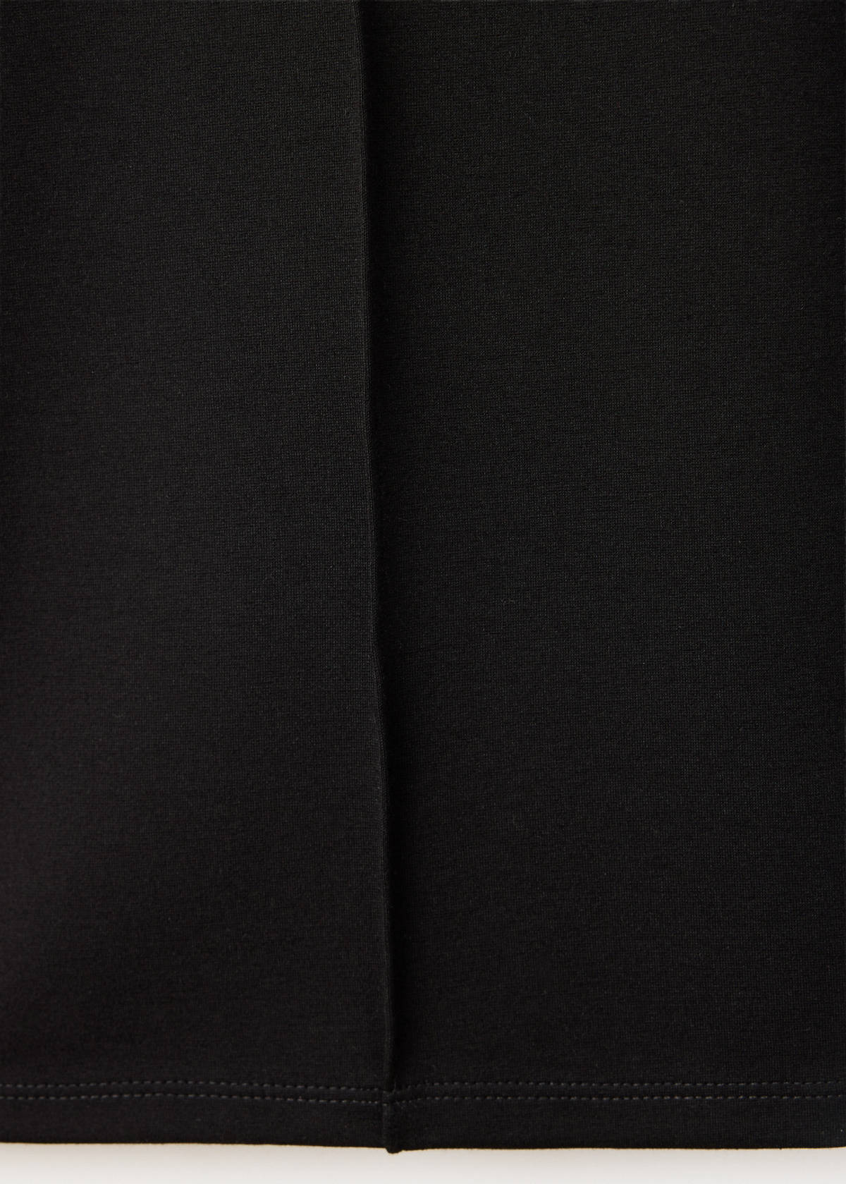 Straight seam leggings — Black