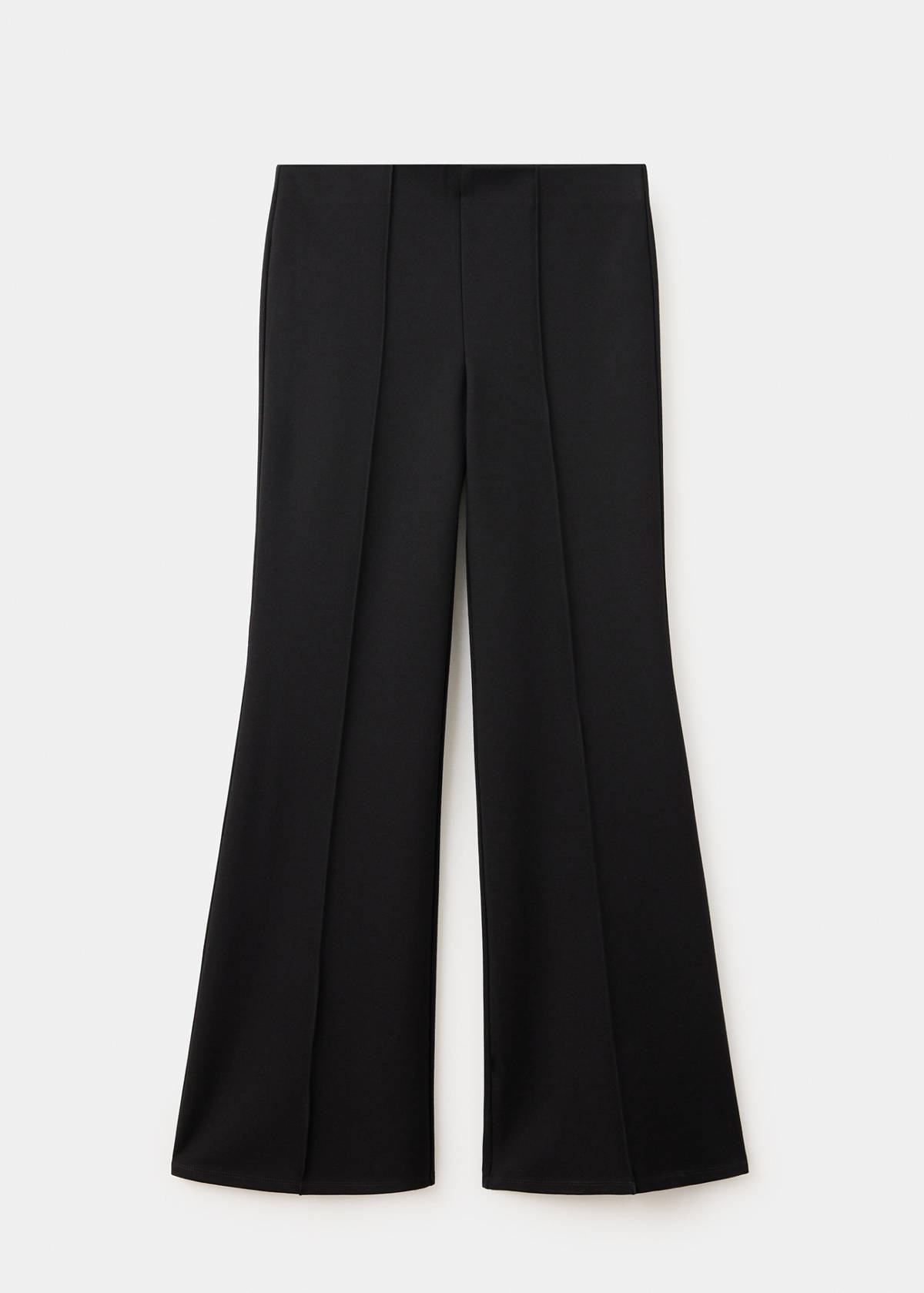 Straight seam leggings — Black