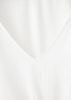 Textured blouse with puffed texture — Off White 6