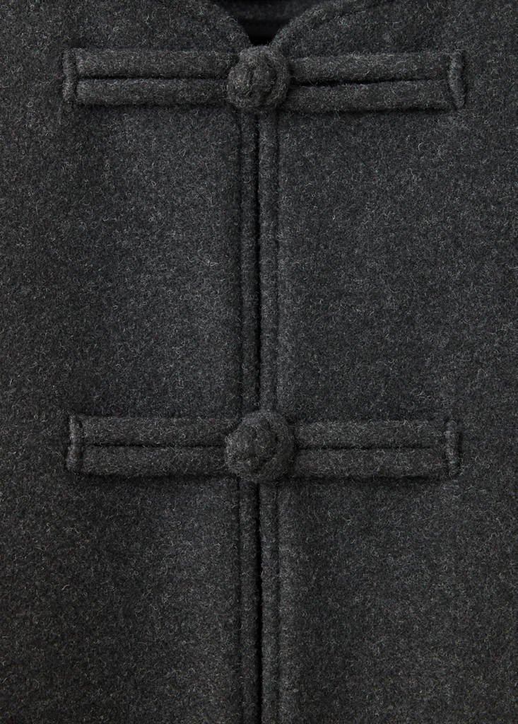 Straight jacket with toggle fastening — Charcoal