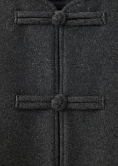 Straight jacket with toggle fastening — Charcoal 6