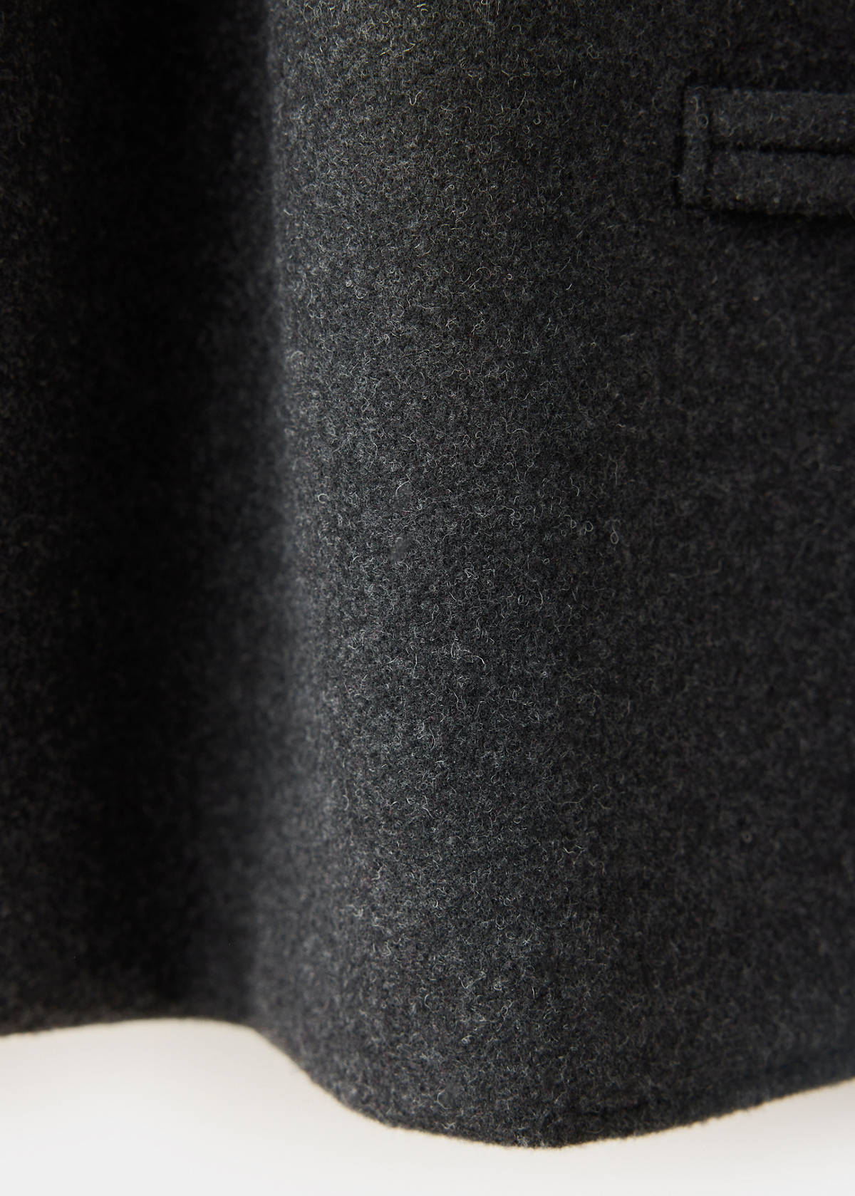 Straight jacket with toggle fastening — Charcoal