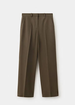 Straight suit trousers — Medium Green 8
