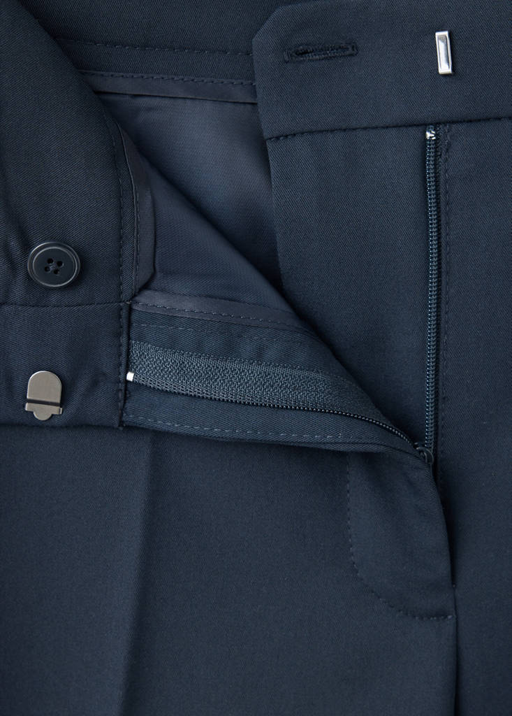 Straight suit trousers — Dark Navy
