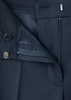 Straight suit trousers — Dark Navy 9