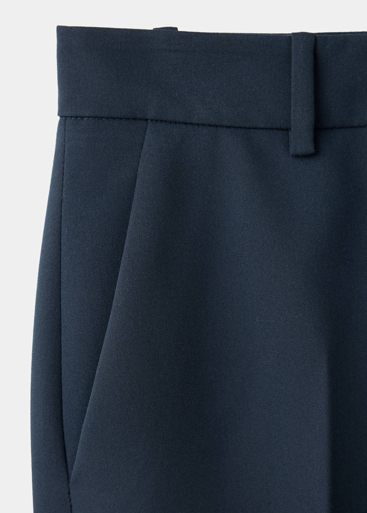 Straight suit trousers — Dark Navy