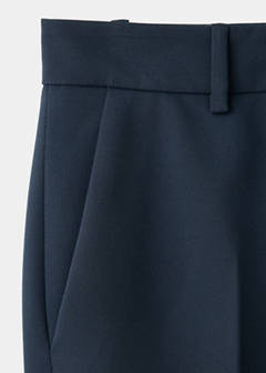 Straight suit trousers — Dark Navy 10