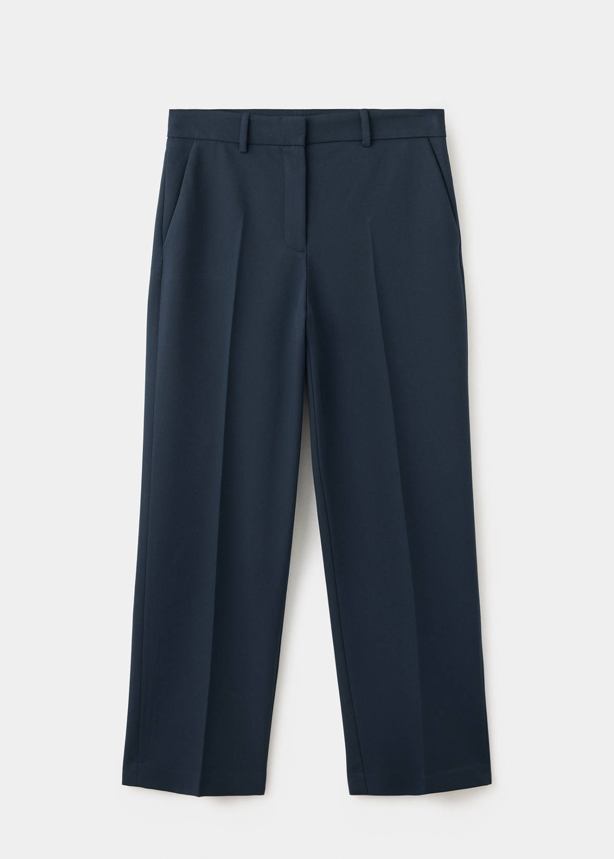 Straight suit trousers — Dark Navy