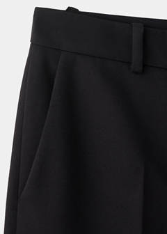 Straight suit trousers — Black 10