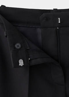 Straight suit trousers — Black 11