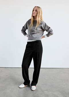 Straight suit trousers — Black 13