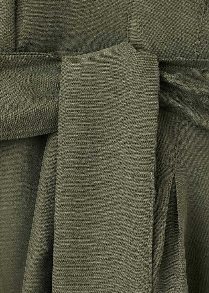 Modal shirt dress — Khaki