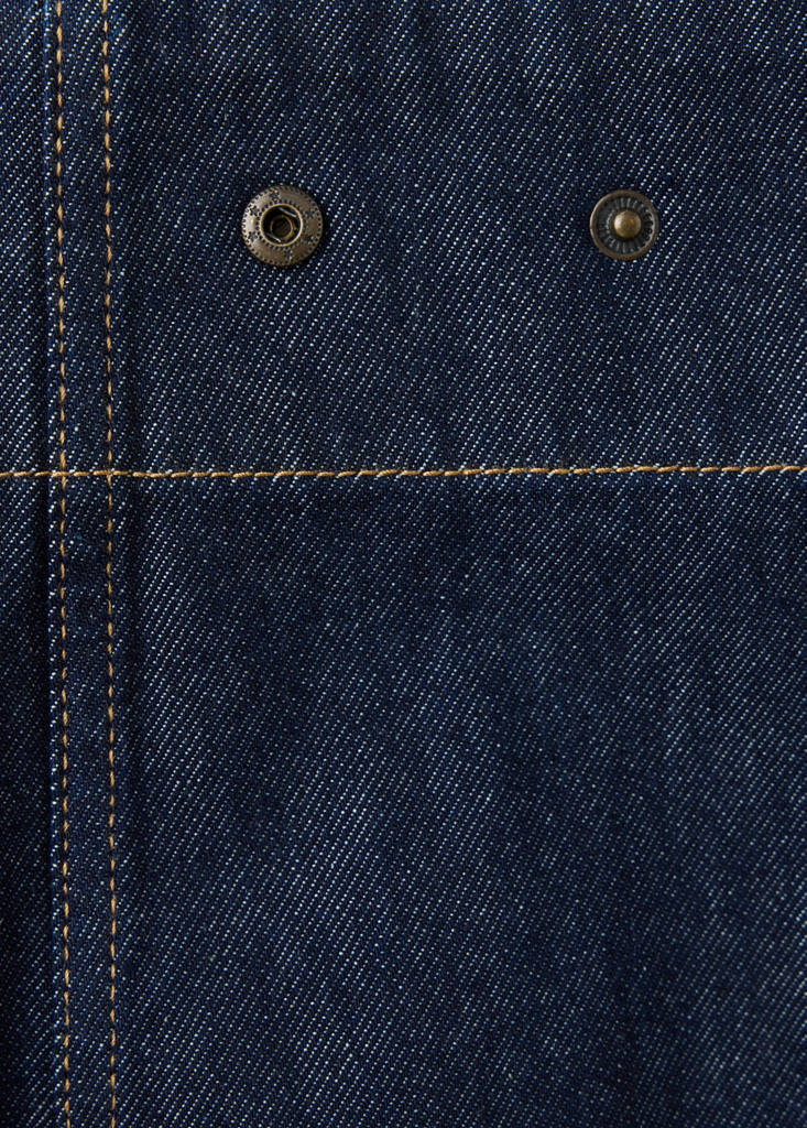 Belt denim trench - thumbnail 7