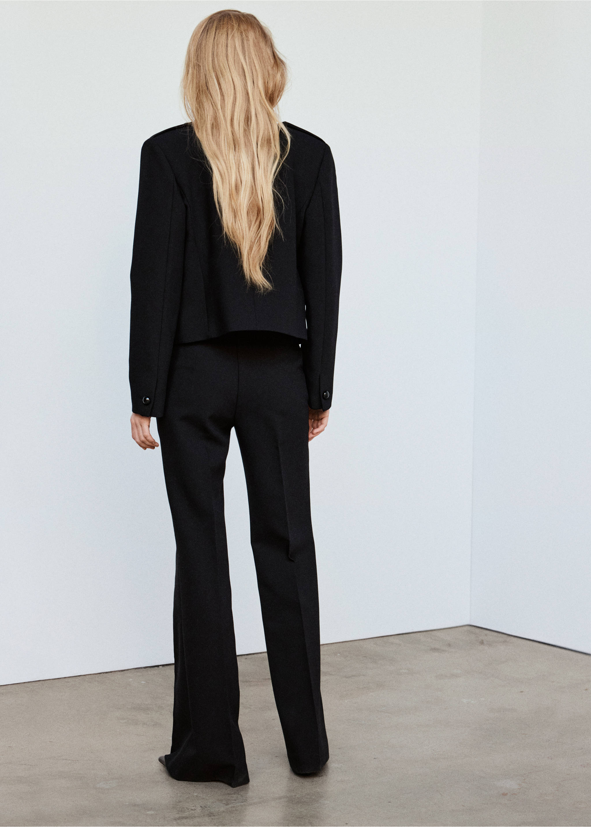 Pantalon gracia - Verso de l’article, Noir. Ref: 37095869-00.