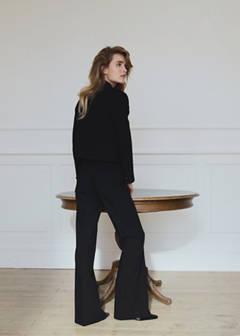 Tailored trousers with frog fastening detail — Black 11