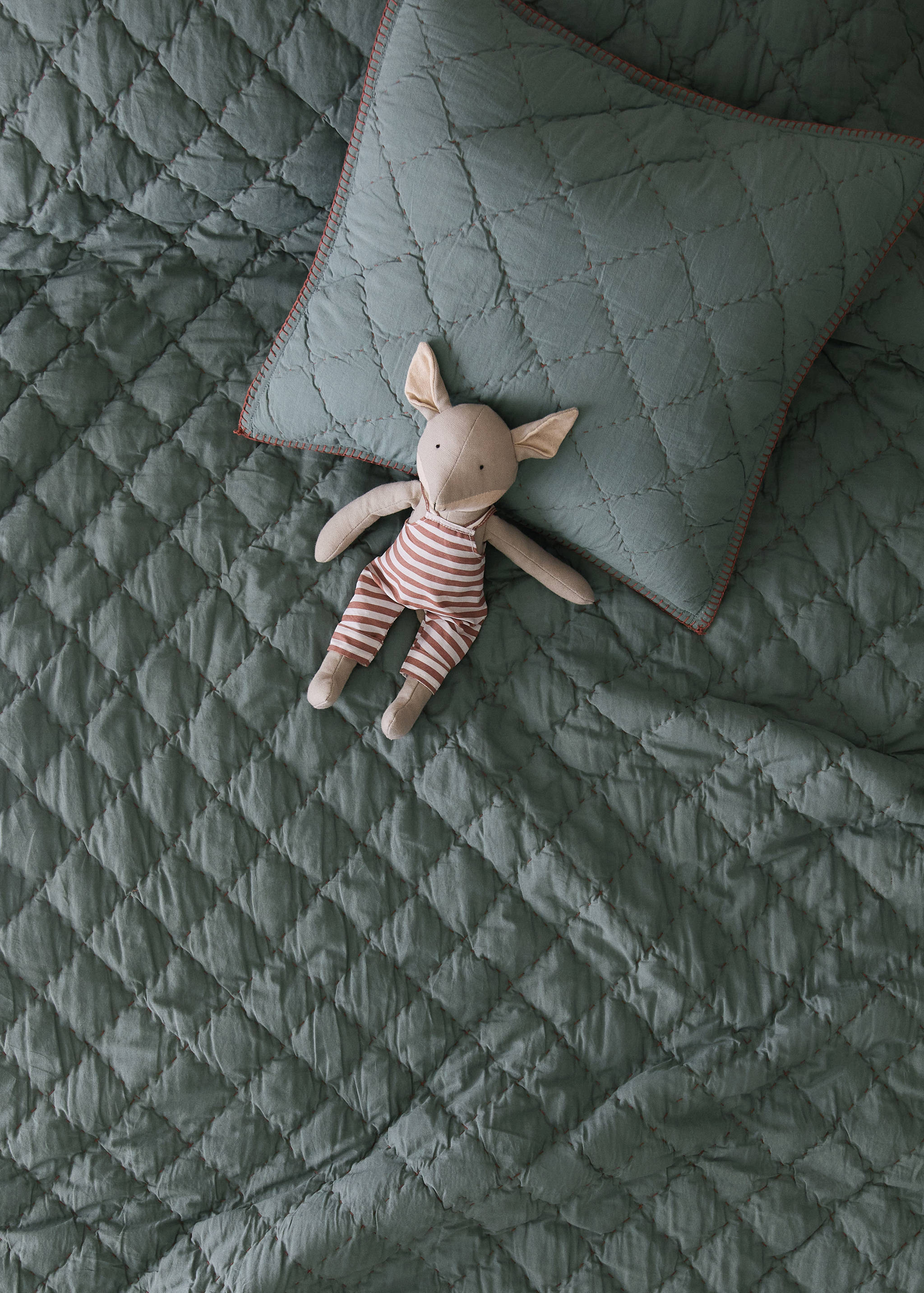 Children's duvet, 100% cotton, diamond pattern, for 90/105 cm bed - Details of the article 8