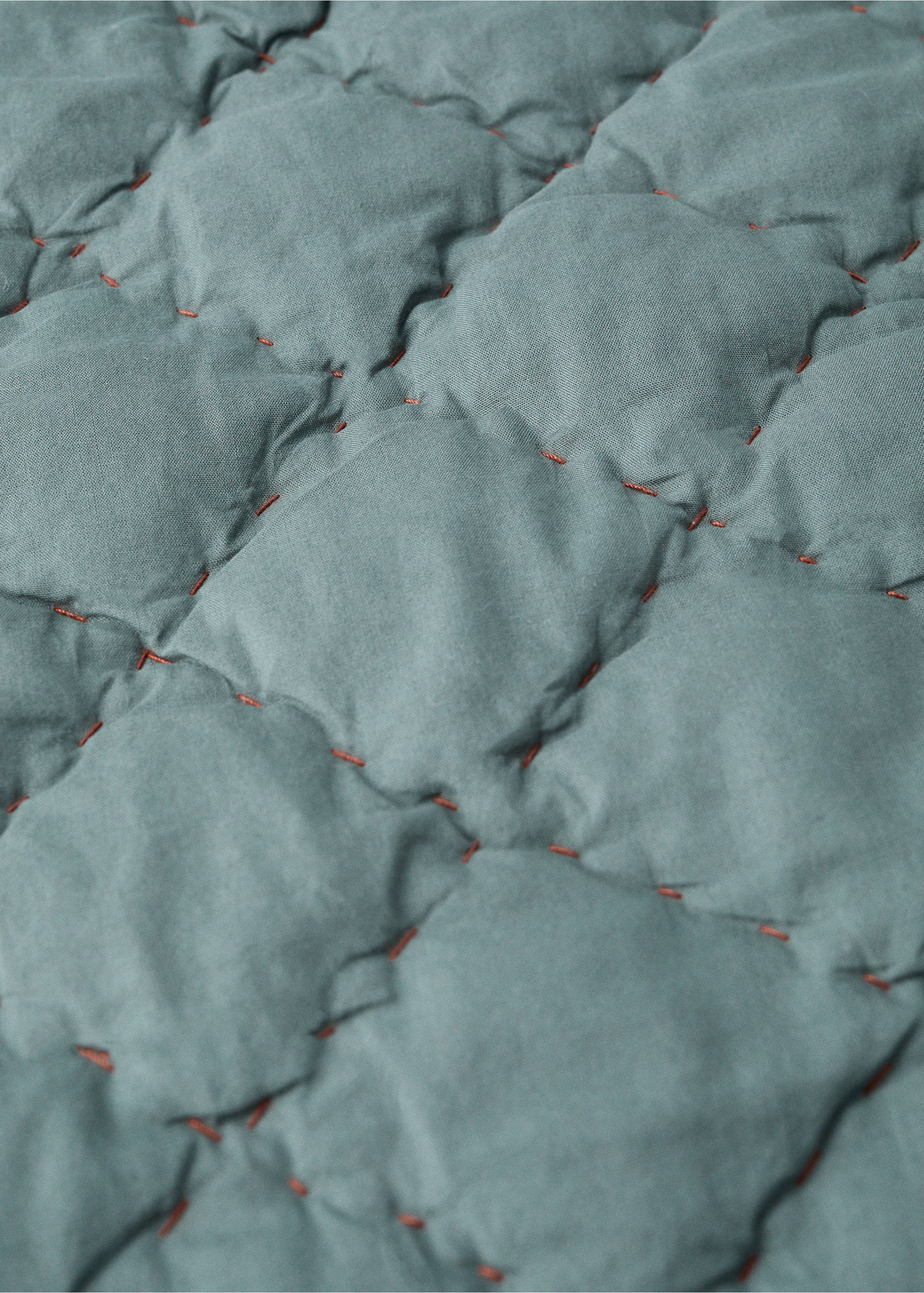 Children's duvet, 100% cotton, diamond pattern, for 90/105 cm bed - Details of the article 1, Forest Green. Ref: 37095871-00.