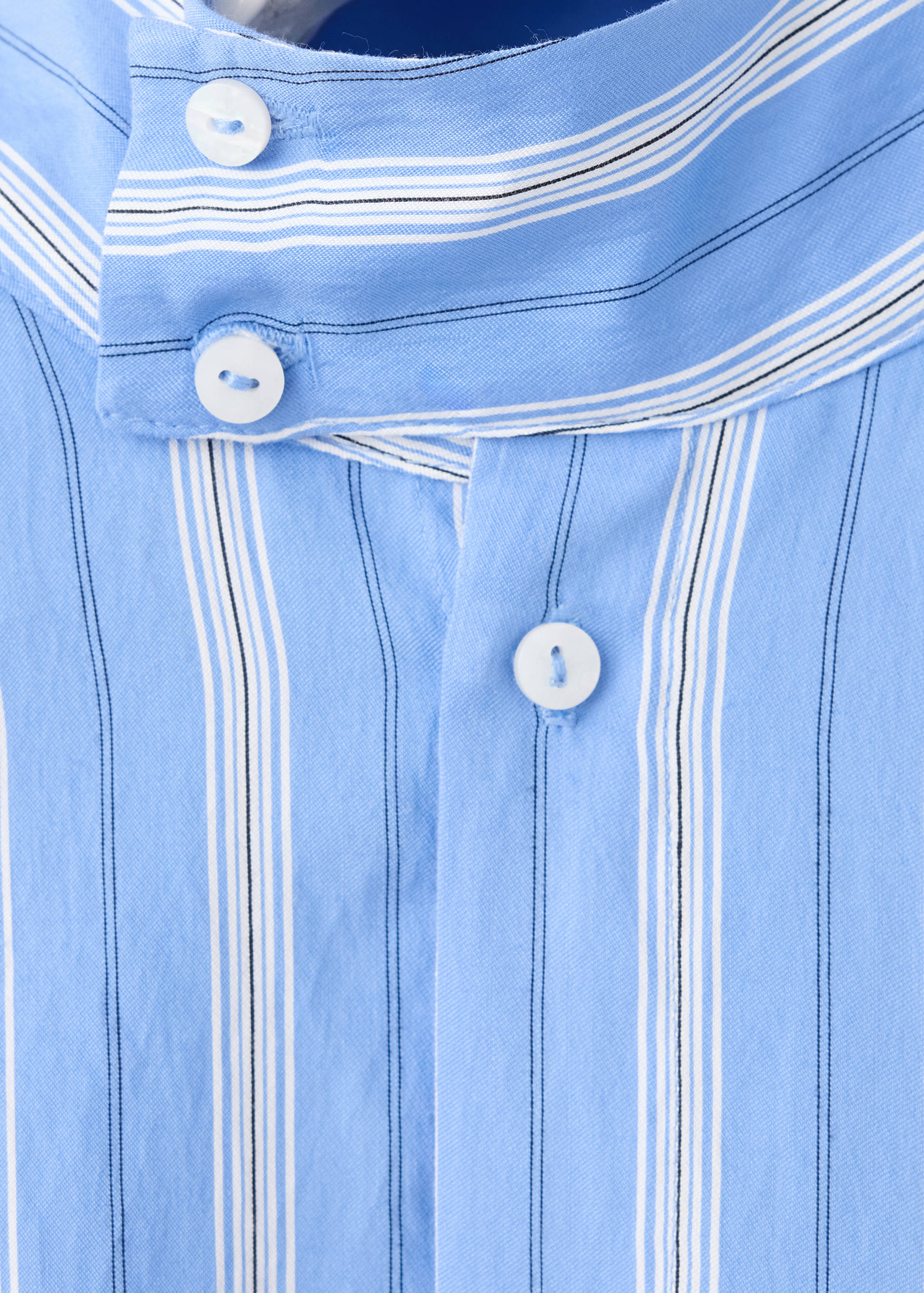 Chemise rayée à col montant - Détail de l'article 8