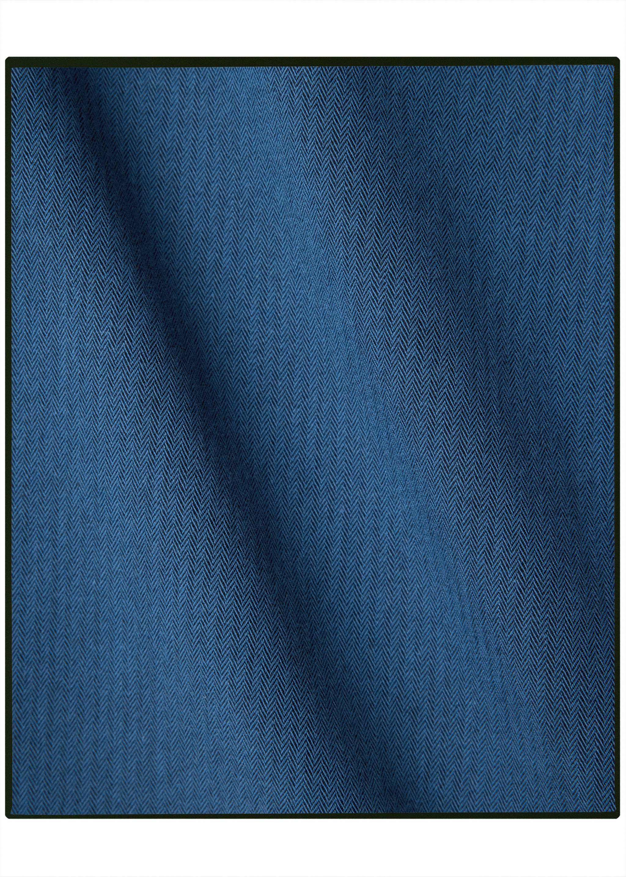 100% cotton denim shirt - Details of the article 0, Deep Dark Blue. Ref: 37095875-00.