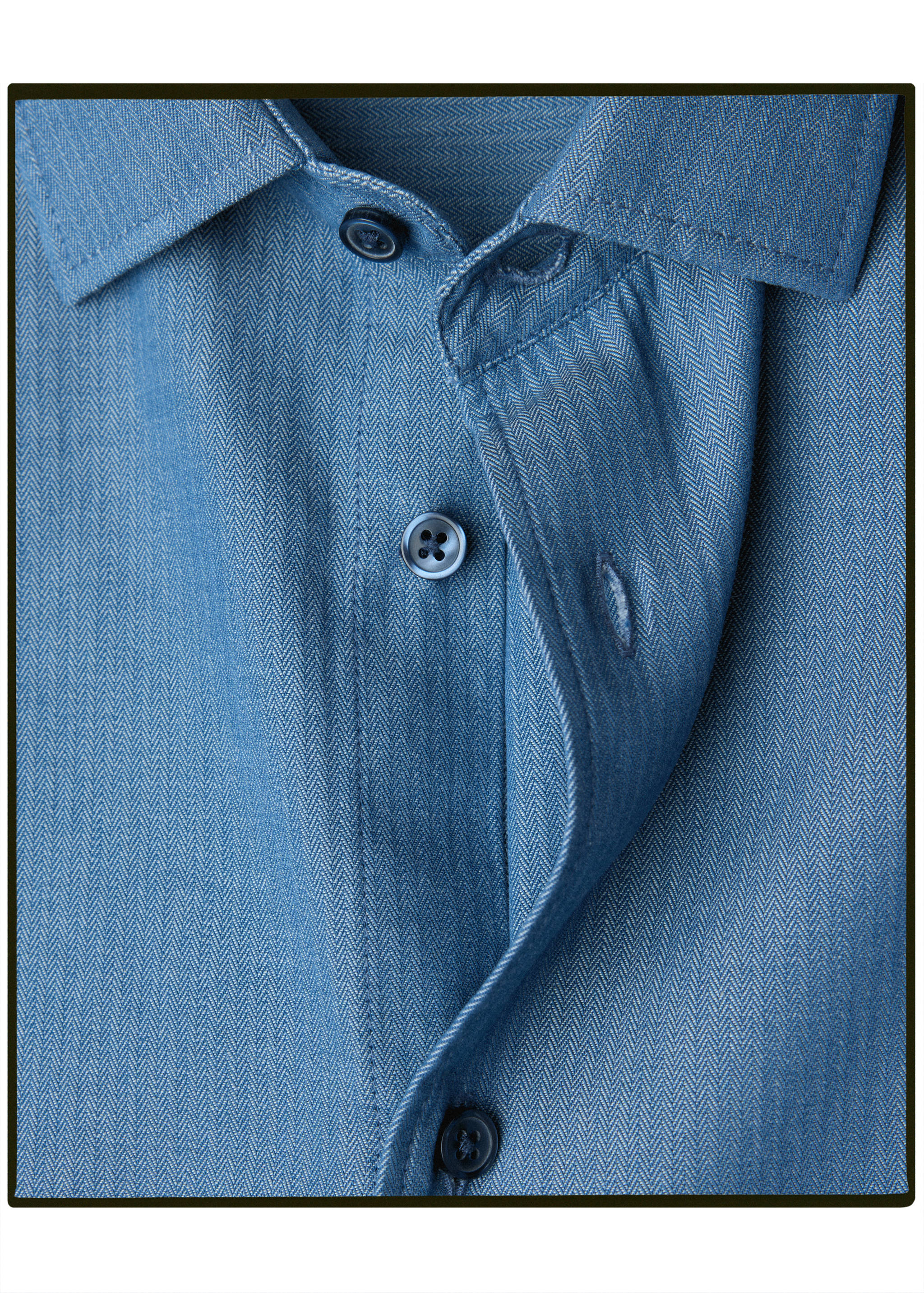 100% cotton denim shirt - Details of the article 8