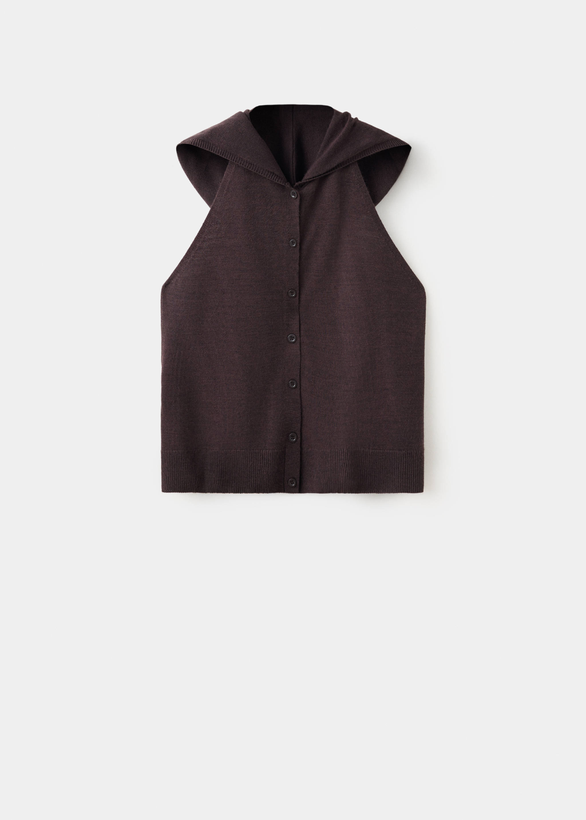 Halter-neck knit top - Article without model