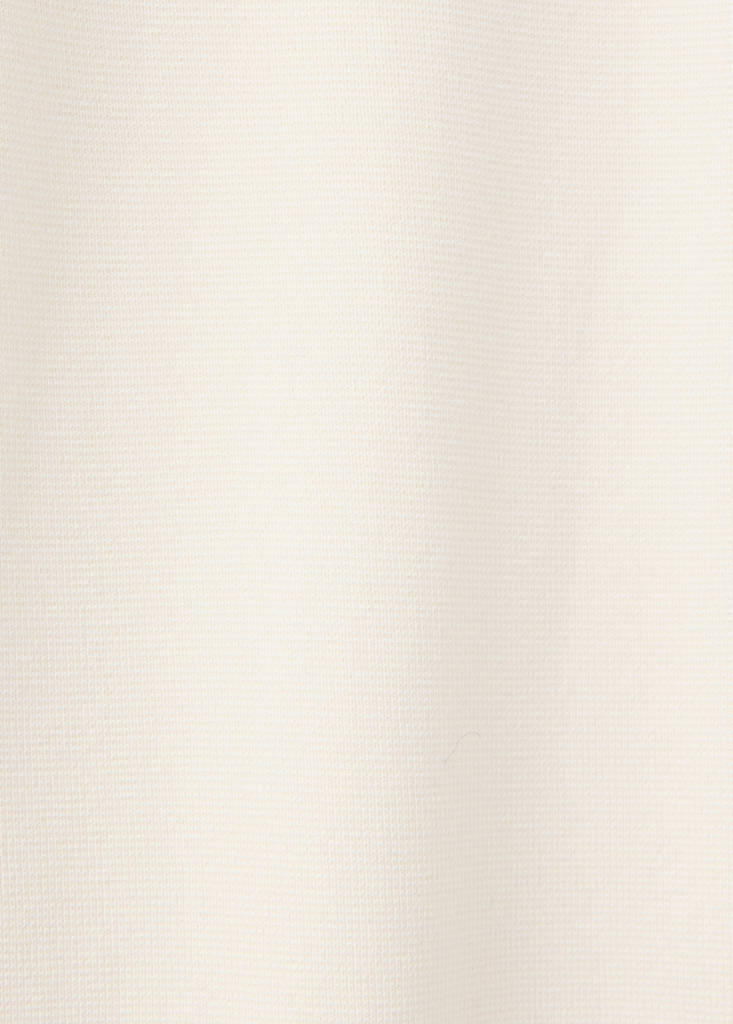 Fine-knit straight-fit trousers — Ecru