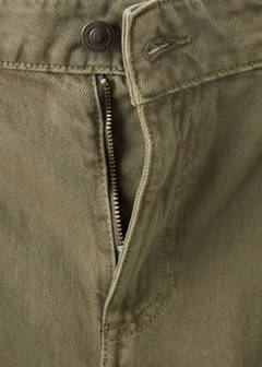 Mid-rise cargo jeans — Khaki 6