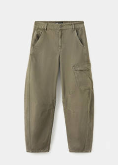 Mid-rise cargo jeans — Khaki 5