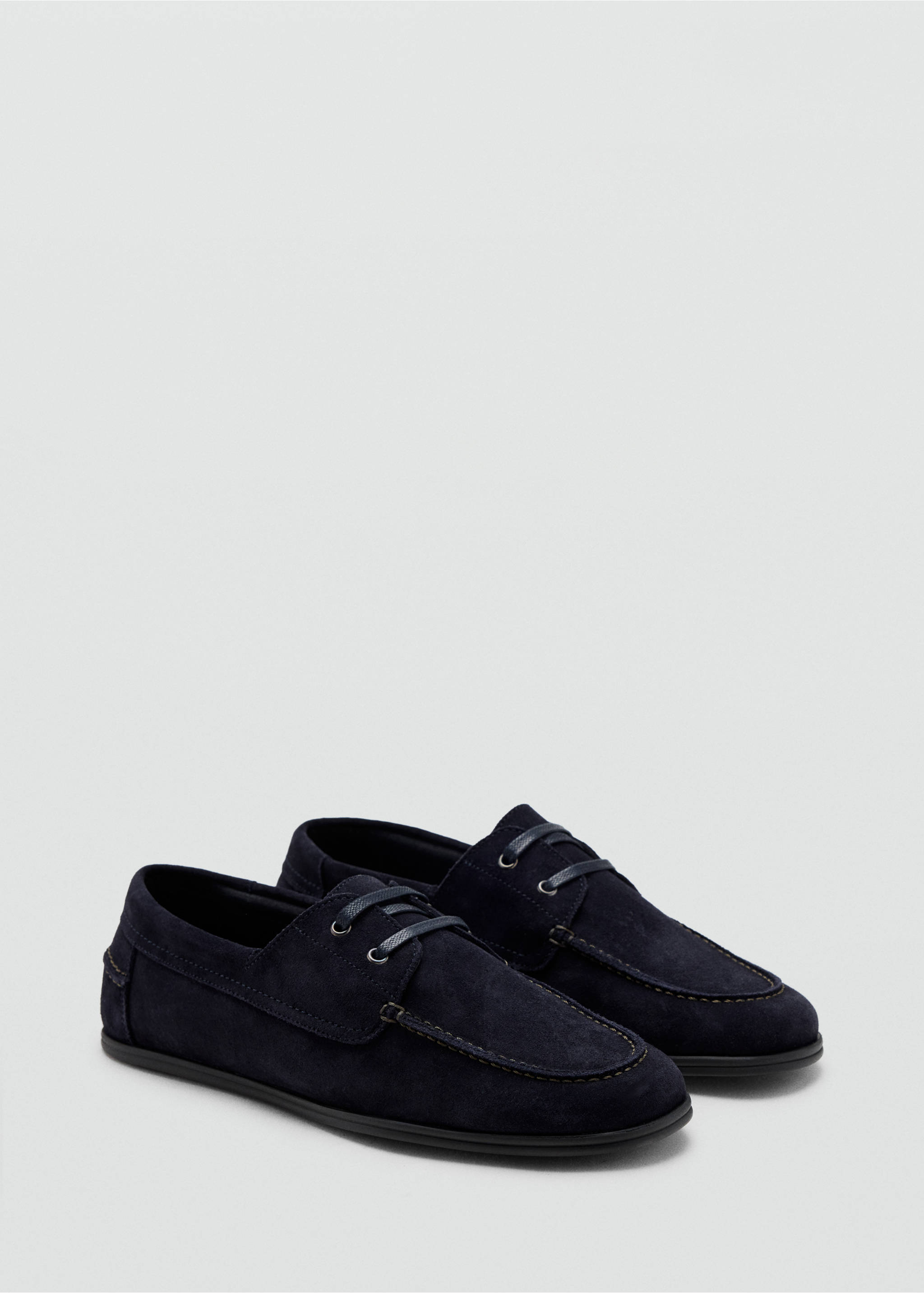 Denim boat shoe - Medium plane, Indigo Blue. Ref: 37095881-00.