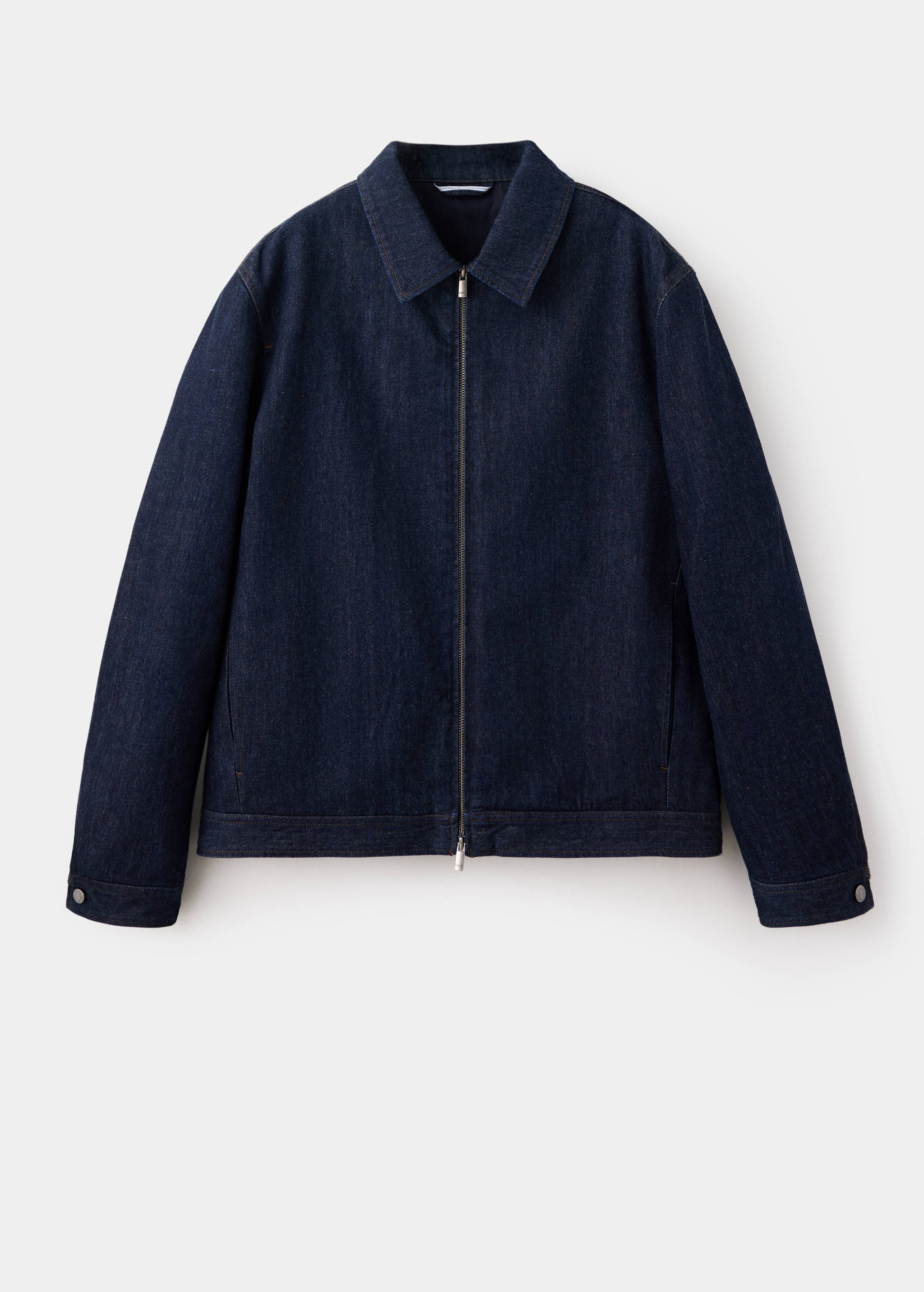 Veste en denim avec fermeture éclair - Article sans modèle