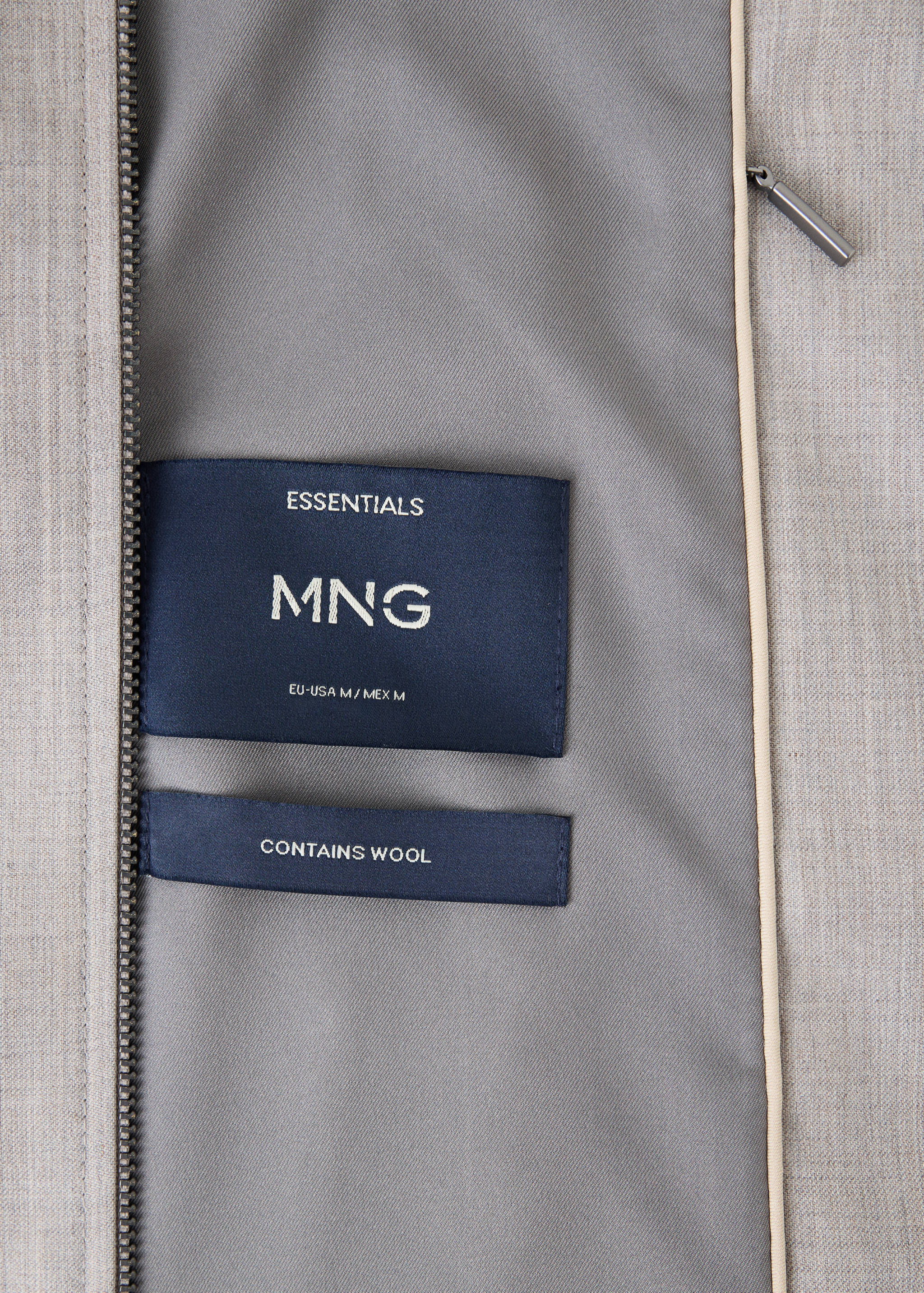 Wool-blend bomber jacket - Details of the article 0