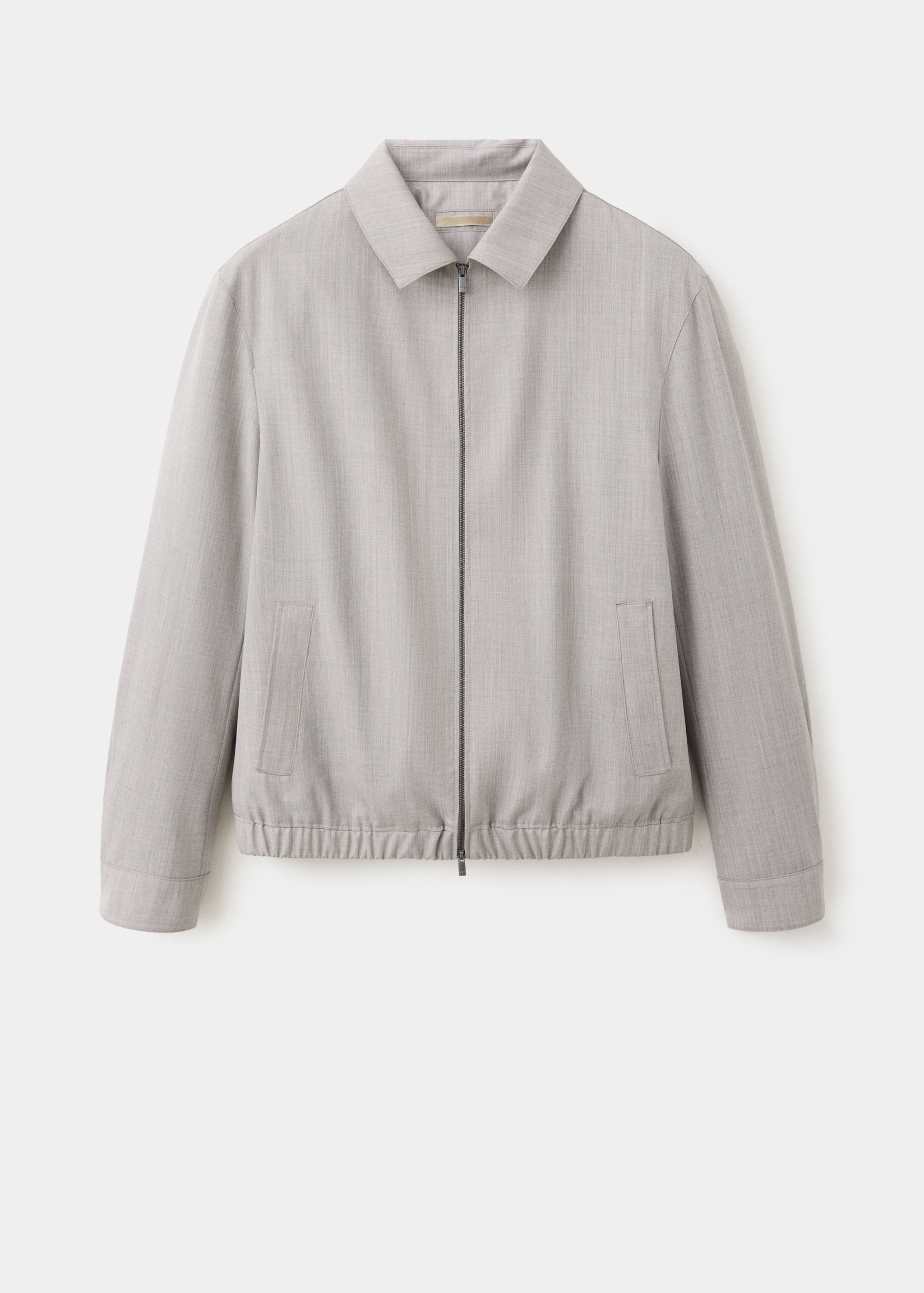 Wool-blend bomber jacket - Article without model