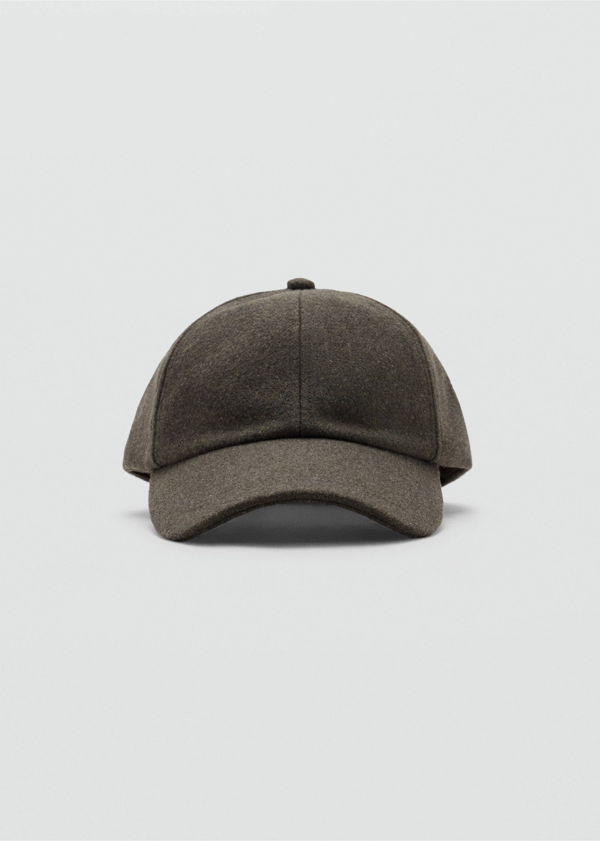 Cap with visor - Medium plane, Khaki. Ref: 37095977-00.