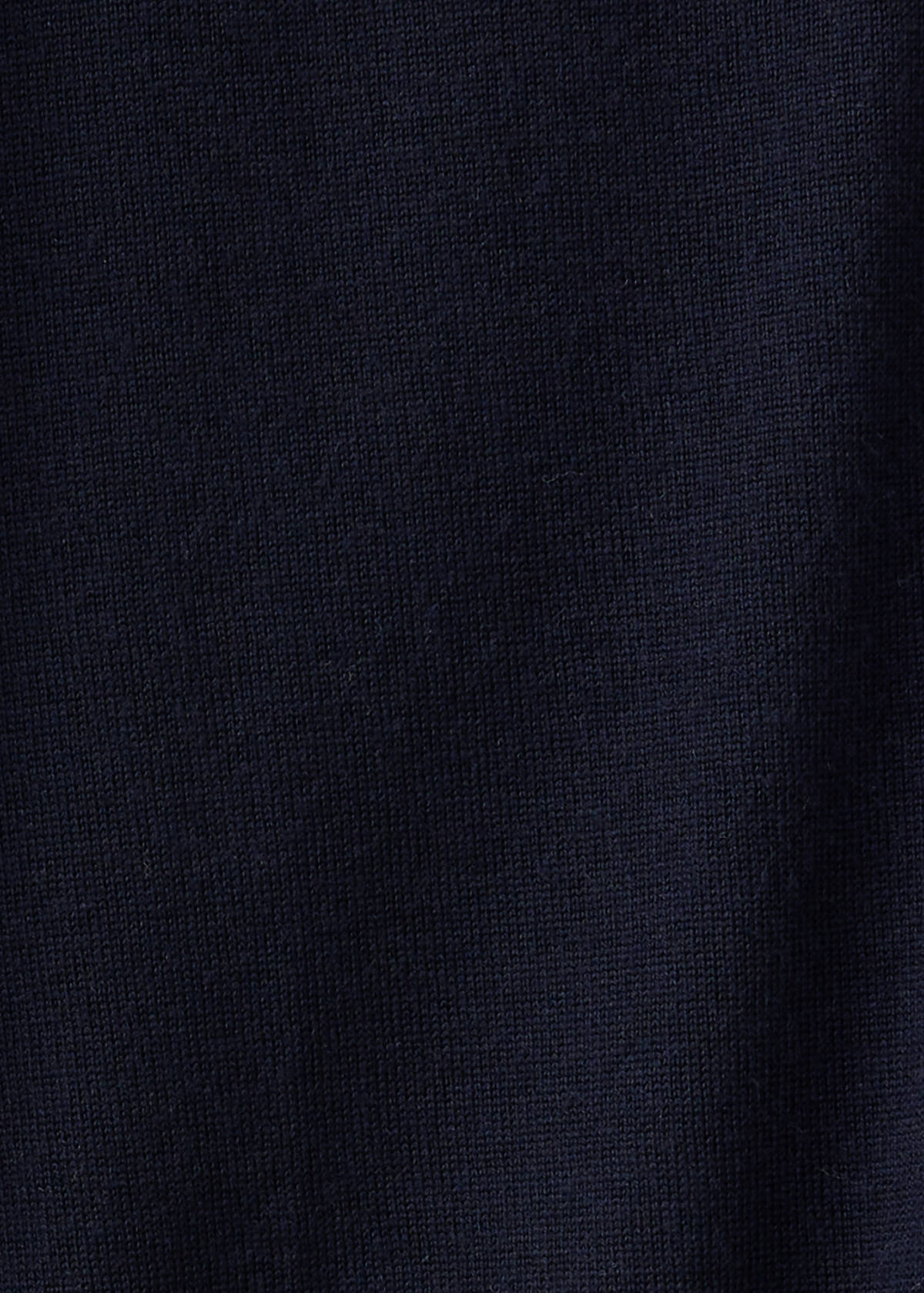 Fine-knit cardigan in 100% merino wool — Navy