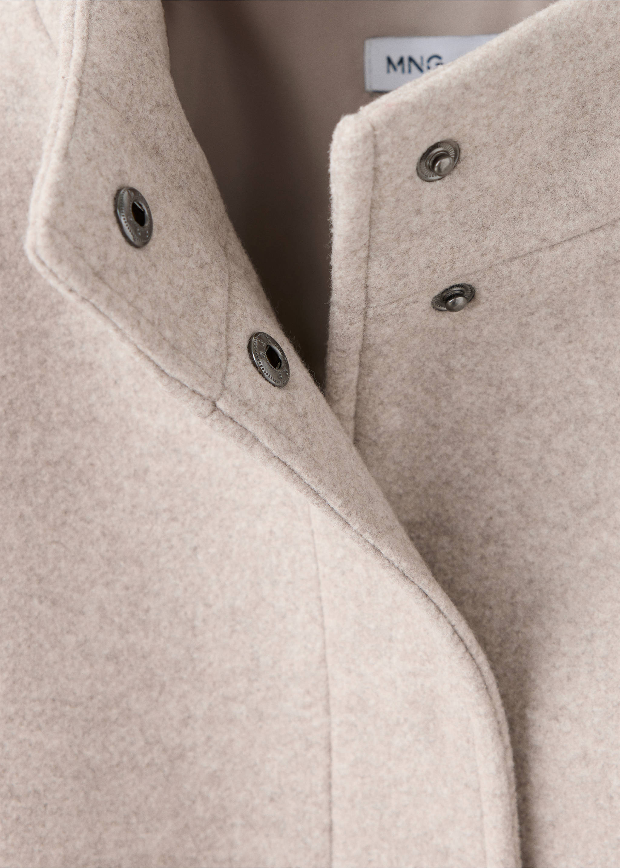 Chaqueta bomber paño - Detalle del artículo 8, Arena. Ref: 37095982-00.