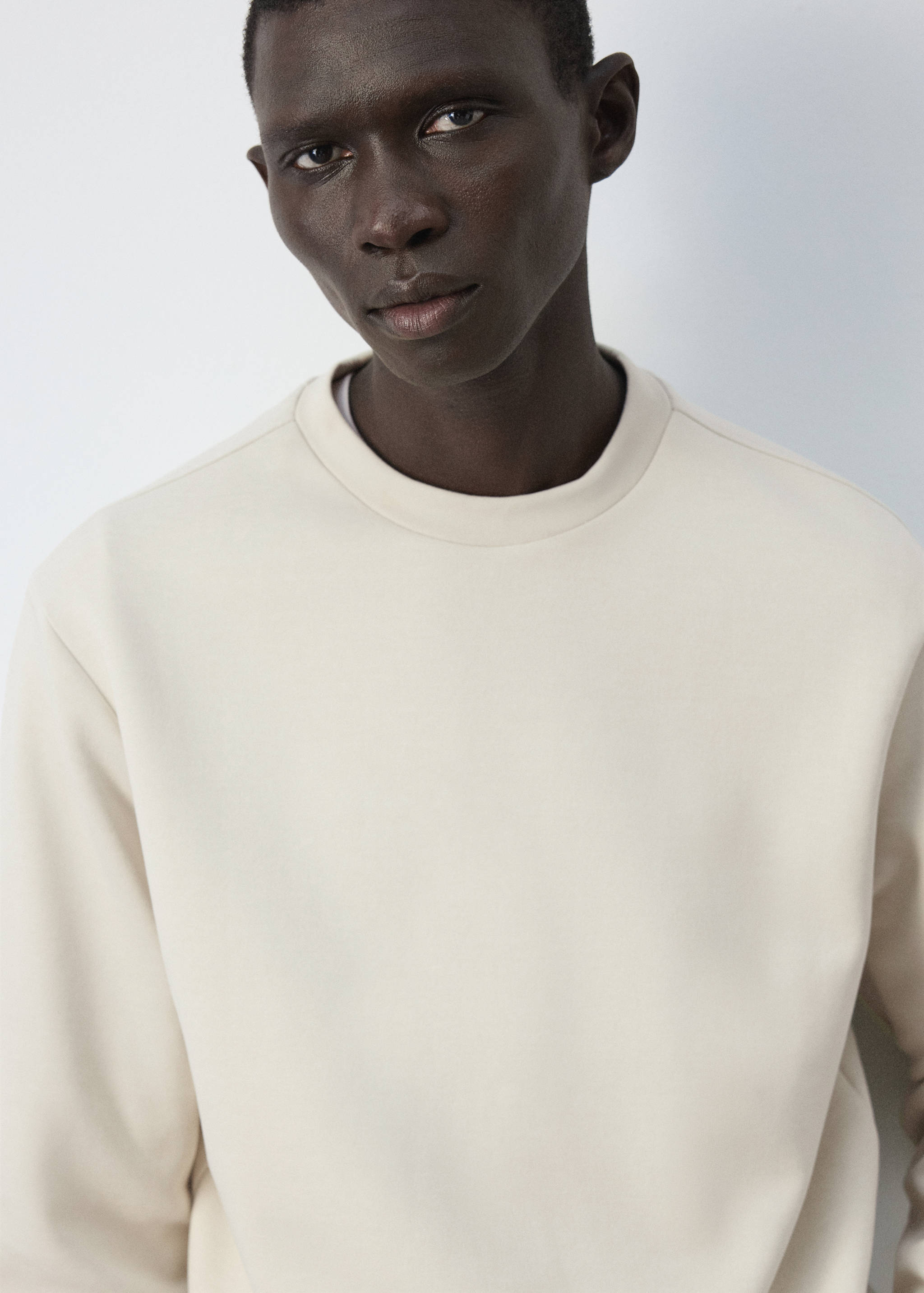 Sweatshirt aus 100 % Baumwolle, Regular Fit - Detail des Artikels 1