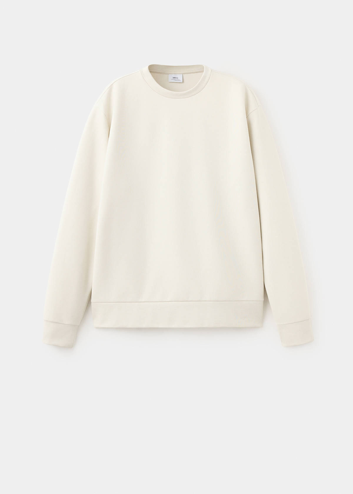 Cotton-blend regular-fit sweatshirt — Off White