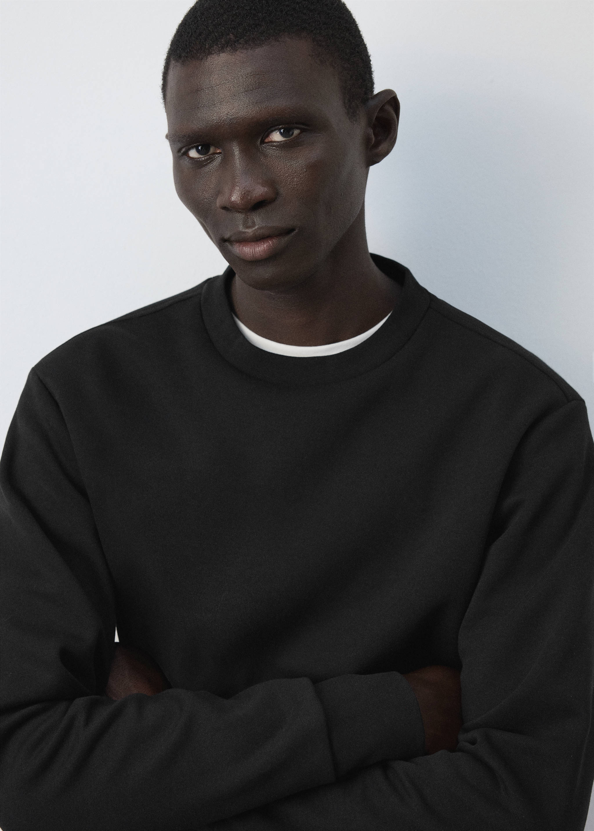 Sweatshirt aus 100 % Baumwolle, Regular Fit - Detail des Artikels 1