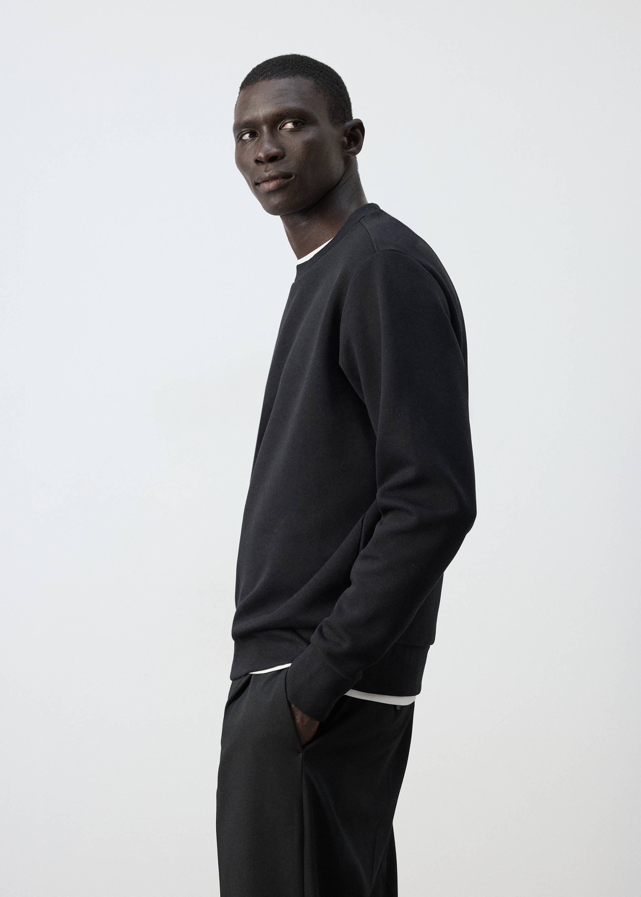 Sweatshirt aus 100 % Baumwolle, Regular Fit - Detail des Artikels 2