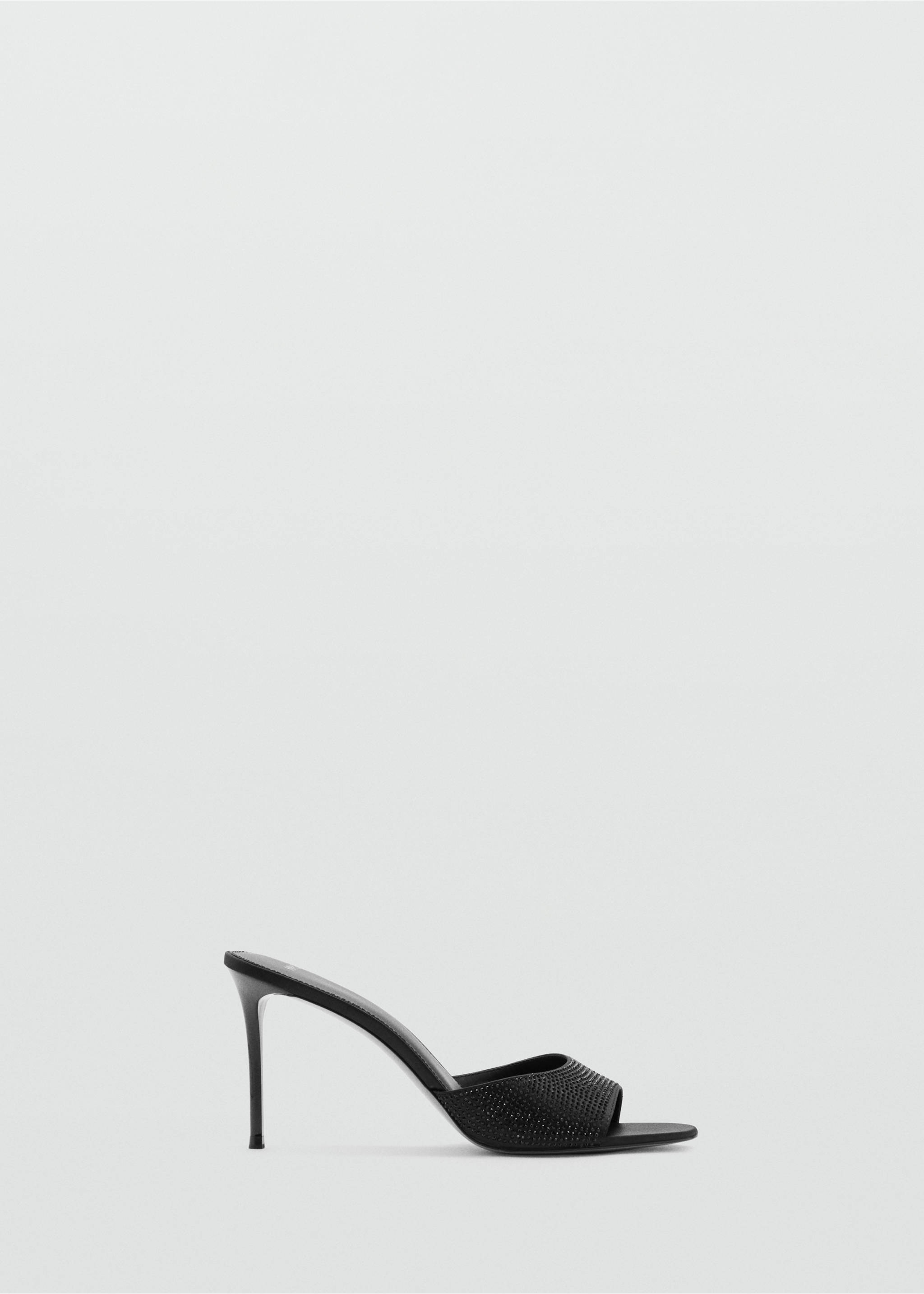 Glitter high-heeled sandals - Article without model, Black. Ref: 37095984-00.