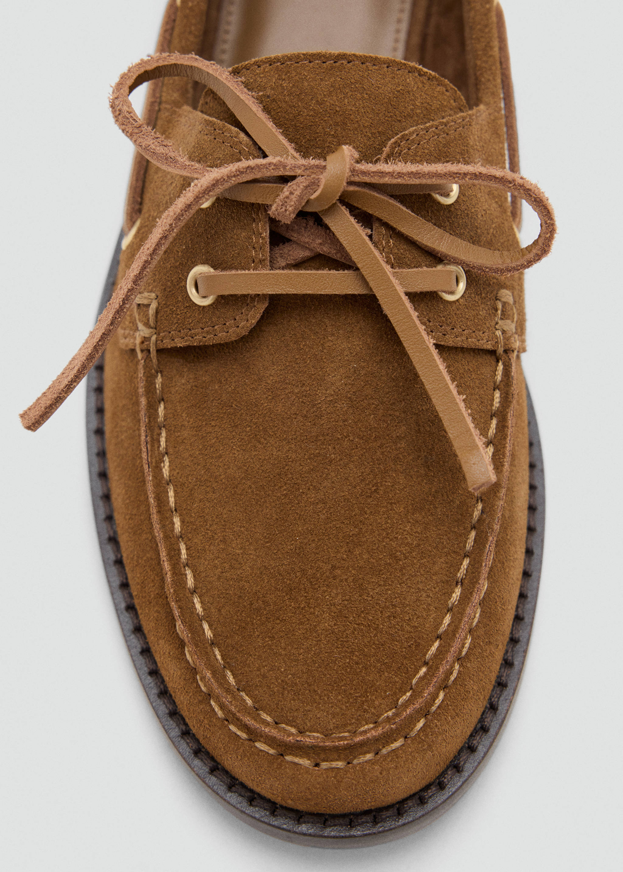 Suede loafer with bow detail - Details of the article 2