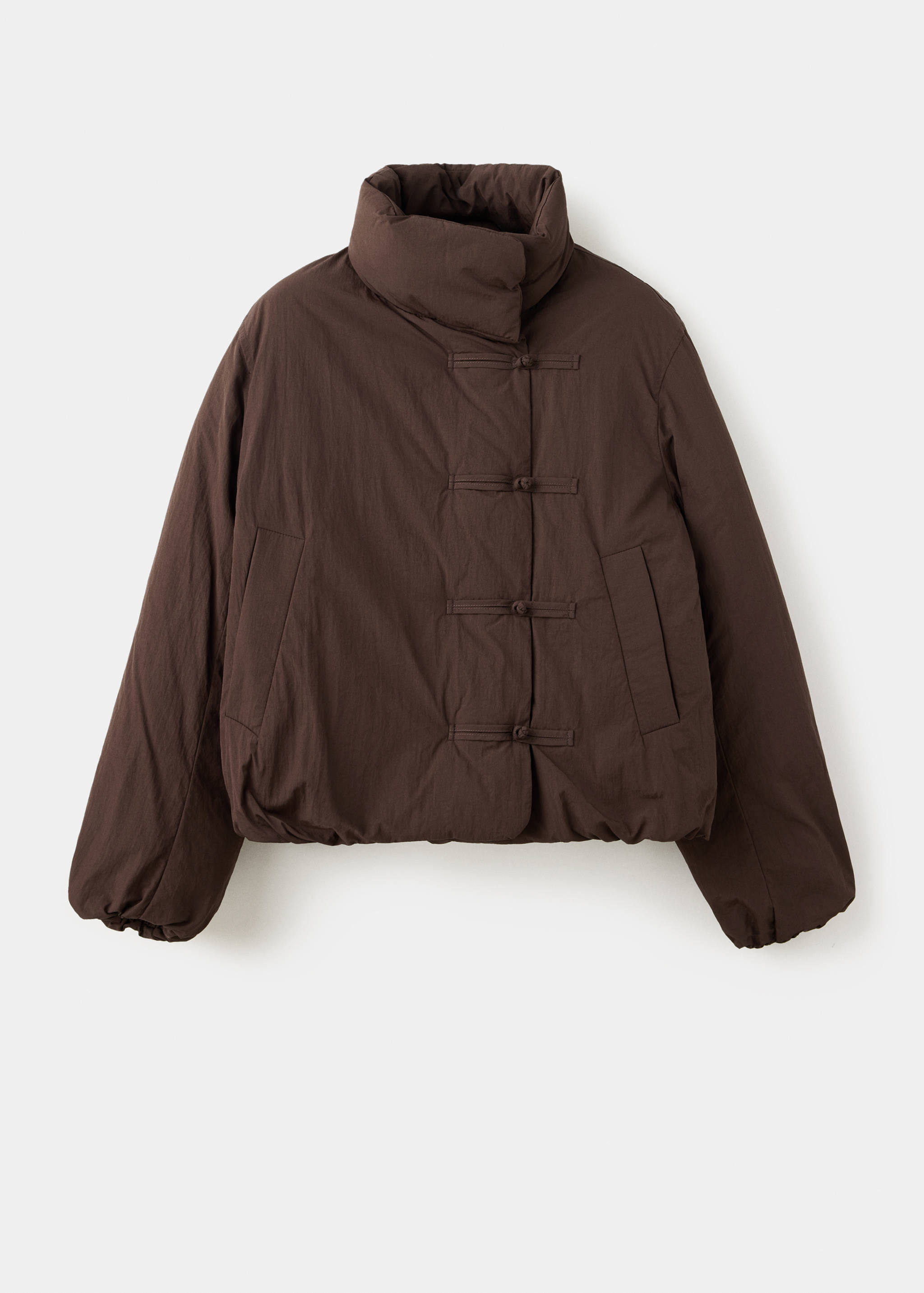 Anorak acolchado alamares - Artículo sin modelo