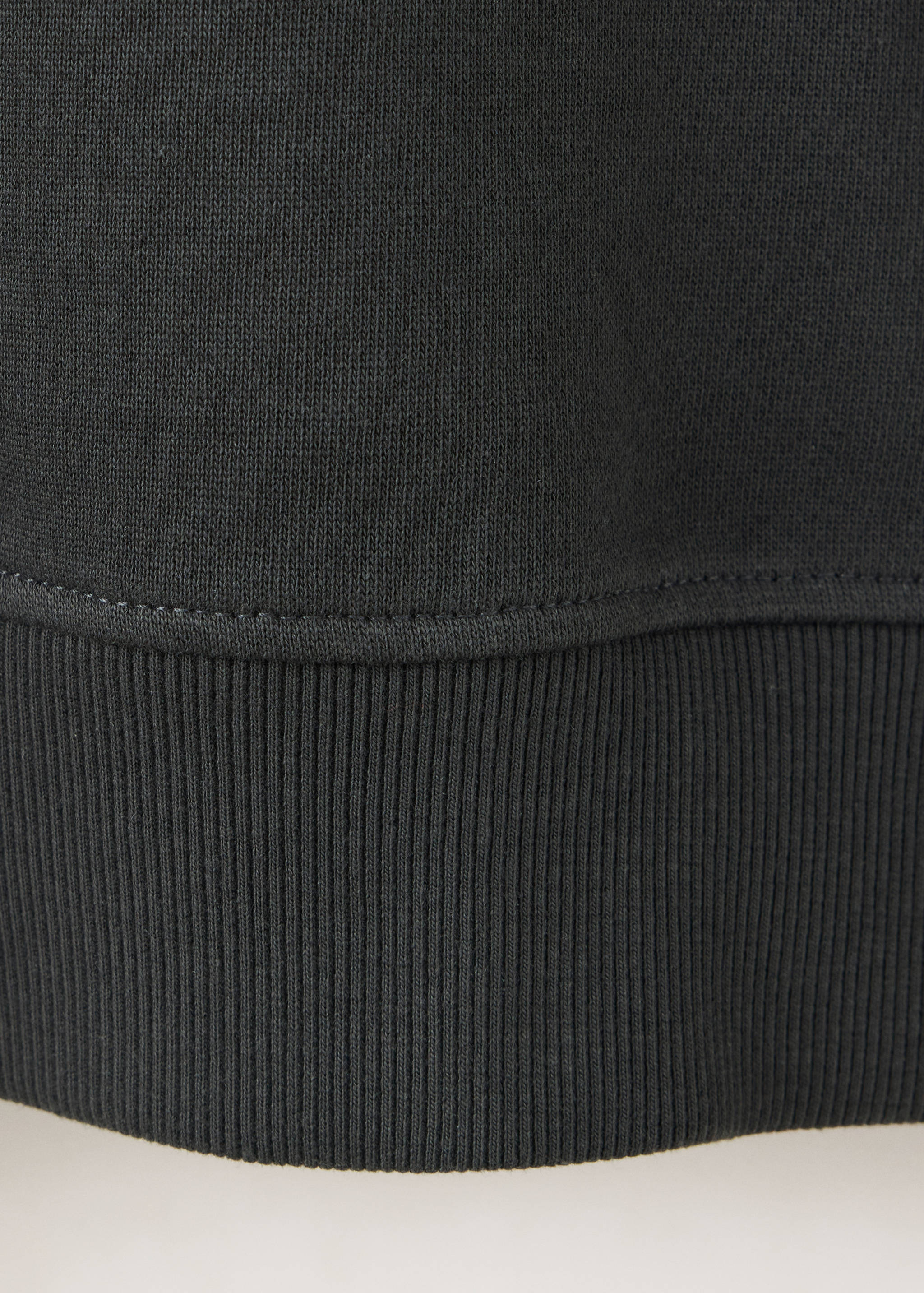 Hoodie with tie detail - Details of the article 0