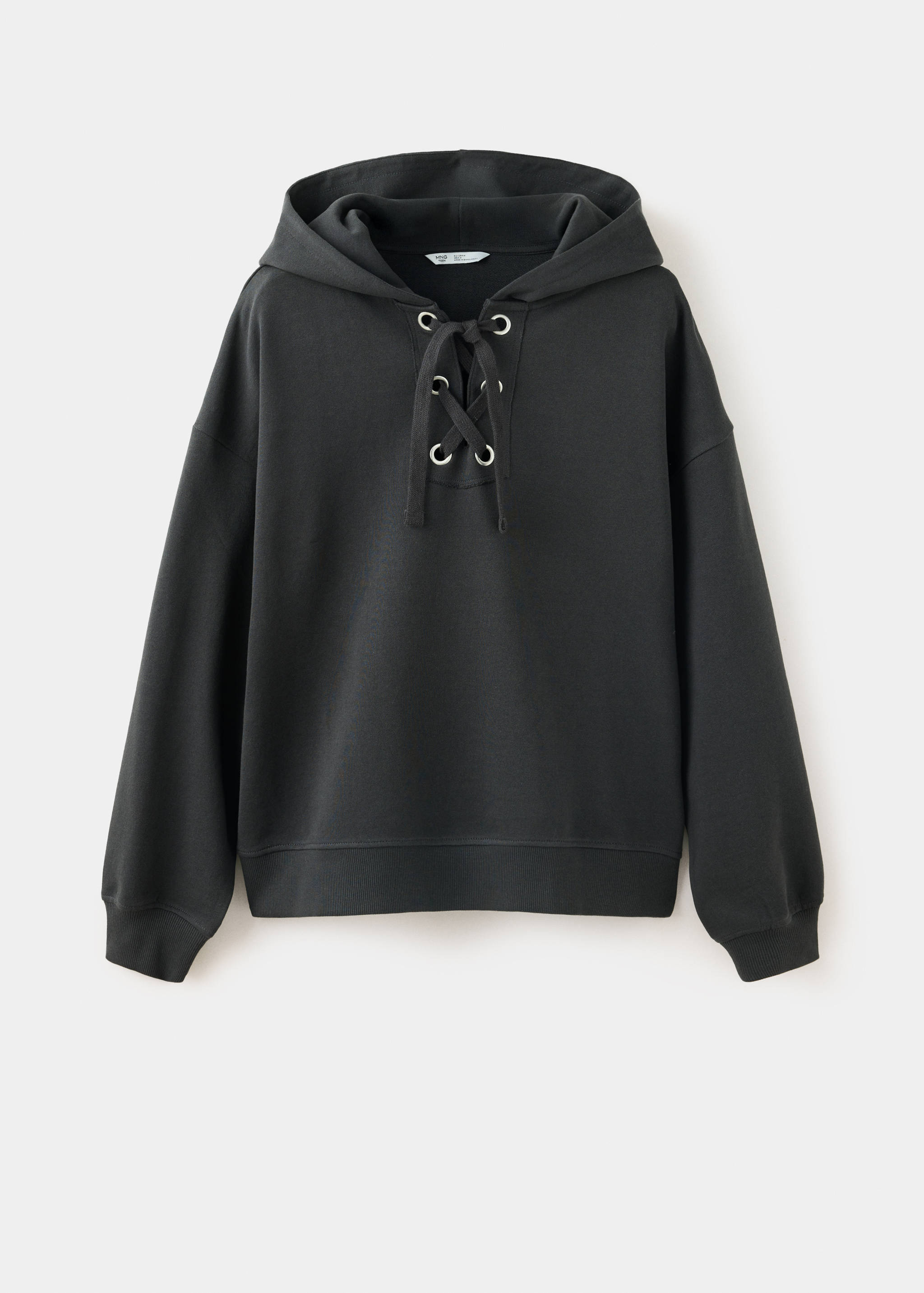 Hoodie with tie detail - Article without model