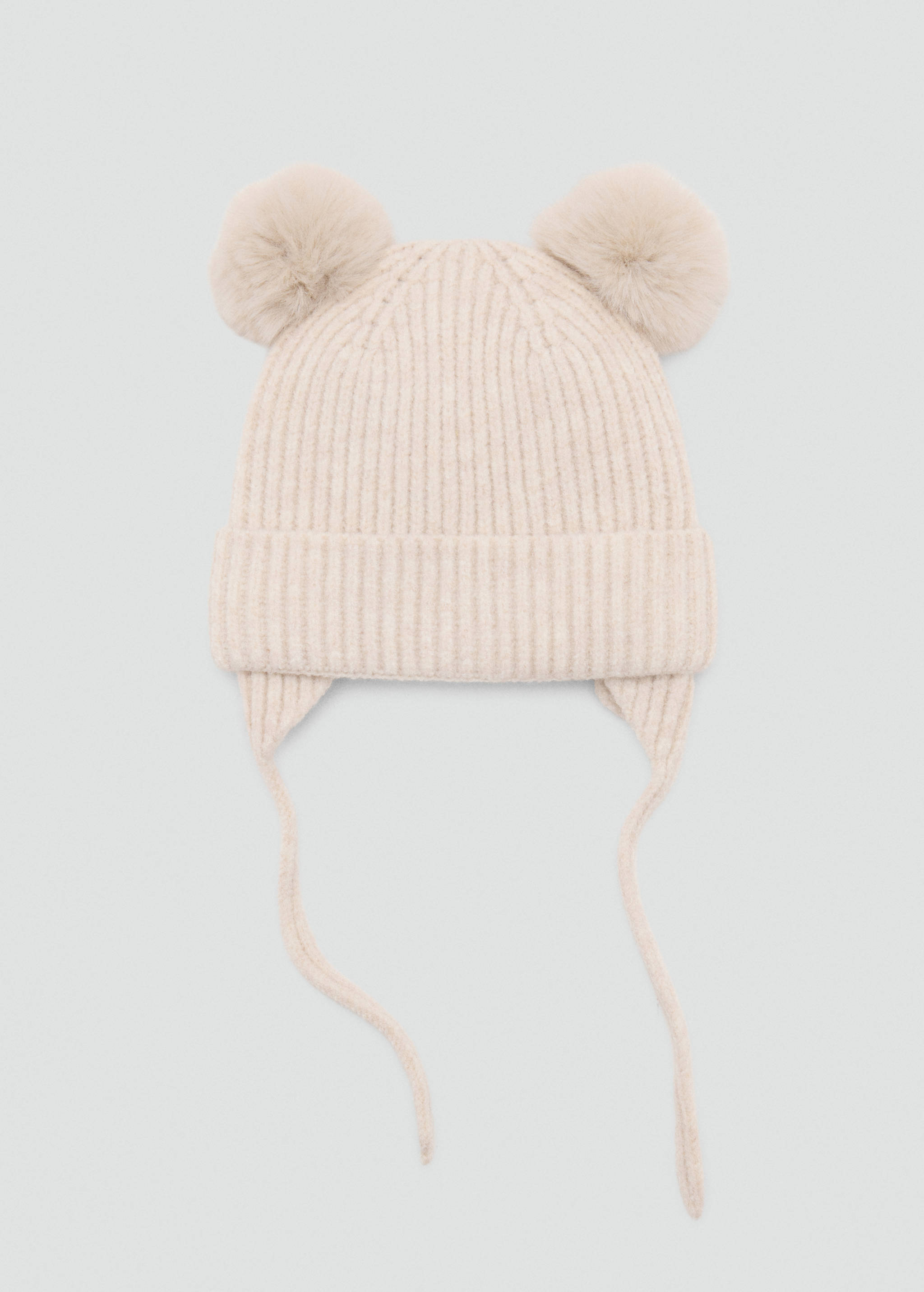 Gorro de punto doble pompón - Artículo sin modelo