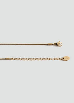 Stainless steel bead necklace — Gold 3