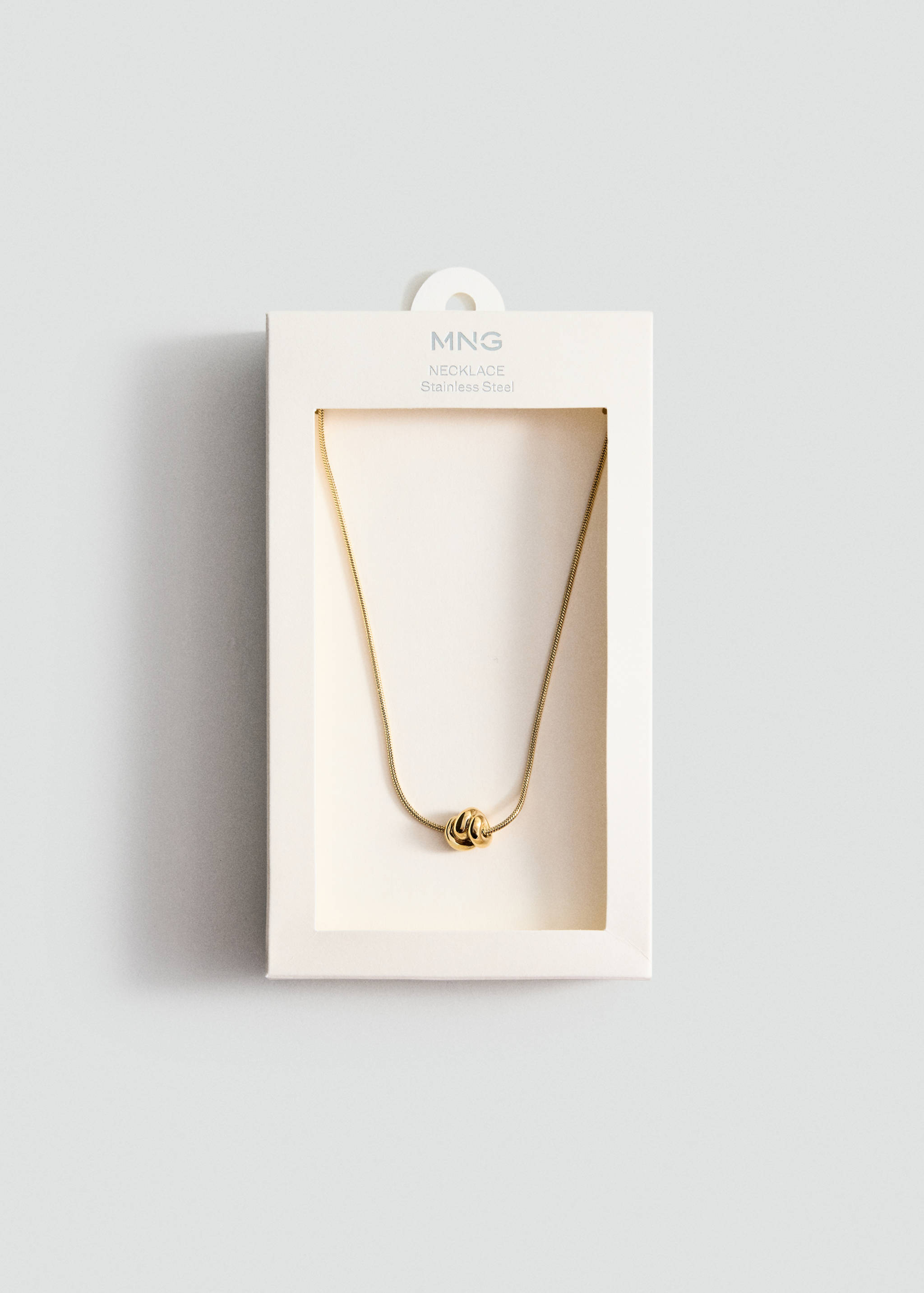 Stainless steel beaded necklace - Details of the article 2
