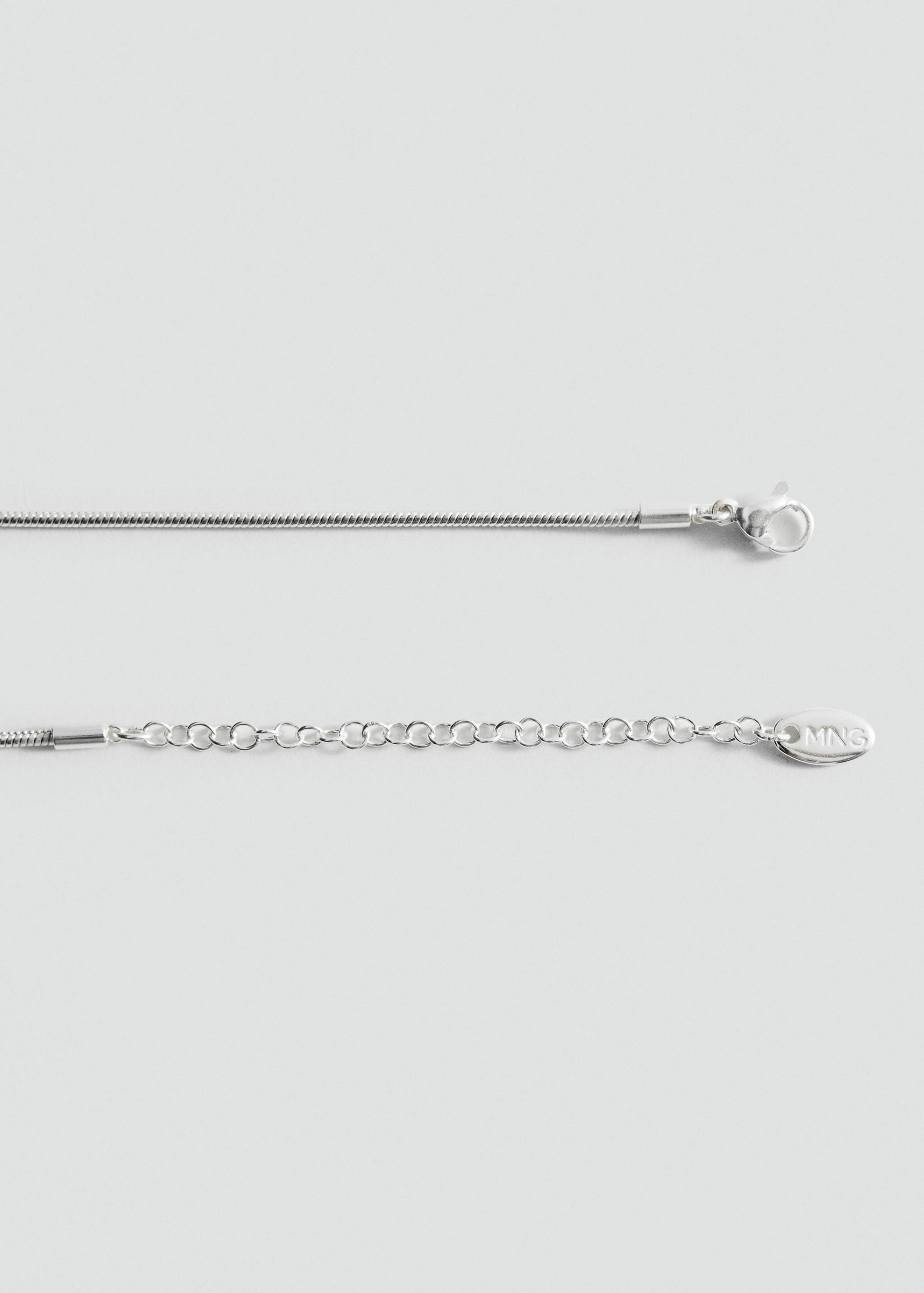 Stainless steel beaded necklace - Details of the article 1